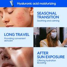 MANCODES 1入組,玻尿酸保濕面霜,平滑皺紋和減少衰老的外觀,緊緻肌膚和平滑皺紋,修護受損皮膚並增強皮膚彈性（50g） - 1PC-50克 - 查看 5