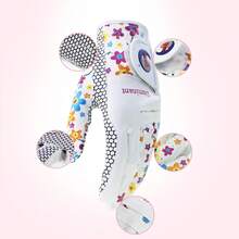 1對正品占優女式高爾夫手套,雙手,pu防滑印花柔軟細膩 - 白色 - 查看 5