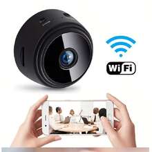Wireless Wifi Network Surveillance Camera Small Sports Infrared High-Definition Night Vision Intelligent Monitoring - White - View 6