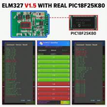 KINGBOLEN KINGBOLEN ELM327 V1.5 OBD2 Scanner WiFi PIC18F25K80 Chip OBDII Diagnostic Tools Compatible With IPhone Android PC ELM 327 Auto Code Reader