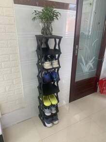 A Narrow Space-saving, Foldable And Durable Shoe Rack For Entryway. Modern Style And Detachable Storage Shelf, Suitable For Home Entryway, Kitchen Or Office - 8th floor - View 2