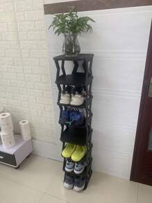 A Narrow Space-saving, Foldable And Durable Shoe Rack For Entryway. Modern Style And Detachable Storage Shelf, Suitable For Home Entryway, Kitchen Or Office - 8th floor - View 4