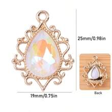 10 cái Hợp kim màu mocha Acrylic Retro Xu hướng: Cắt giảm Giọt nước Đồ thủ công DIY Hoa tai Dây chuyền Vật rủ xuống , Bowknot Kẹp tóc Phụ kiện , Cô dâu Rèm , - Mocha Hỗn Hợp 10 Cái - Xem 10