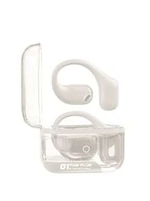 GENAI Wireless Earphones Open Wear Stereo BT5.3 Transparent Design Gorgeous & Portable, Ergonomic Design, Long Playtime Built-In Microphone ENC Call Noise Cancellation For TV Smart Phone Computer Laptop Sports - Black - View 3