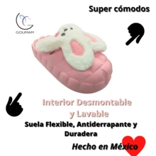 Pantufla Conejo Peluche Peques Oferta - Rosa - Ver 2