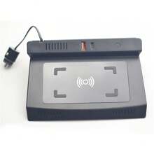 Vtear 15w Qi汽車無線充電器,適用於perodua Ativa/toyota Raize/daihatsu Rocky中控面板,專業設計的汽車充電器板 - 黑色 - 查看 3