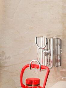 1pc Bathroom/kitchen/bathroom Multi-functional Sink Hook Without Drilling - champagne gold - View 4