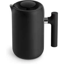 YONGSTYLE Clara Coffee Press Coffee Maker - Portable French Press Stainless Steel - Insulated French Press Coffee Maker with Enhanced Filtration System - 24 oz Carafe - Matte Black - 彩色 - 查看 1