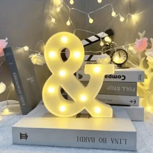 Letrero "&" LED blanco - Blanco - Ver 1