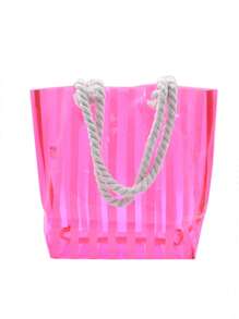 Bolsa para dama, color rosa neón - Rosa - Ver 2