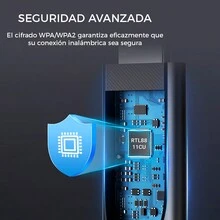 Antena Wifi Usb 6dbi Pc 433mbps Dual Band 2.4ghz 5ghz Alto Poder High Gain - Negro - Ver 8