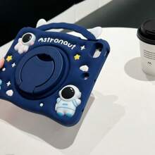 sosofi 1 件可爱减压宇航员图案全覆盖平板电脑硅胶软壳带 360 度旋转支架，兼容 Ipad//Honor - 彩色 - 查看 9