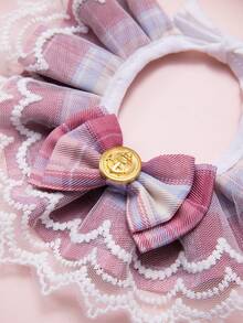 貓咪蕾絲圍巾項圈口水巾寵物精靈小布偶貓衣服裝飾狗狗圍兜飾品