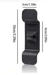 1pc Black Kitchen Cord Winder Flexible Wire Storage Fixed Hider - Black - View 2