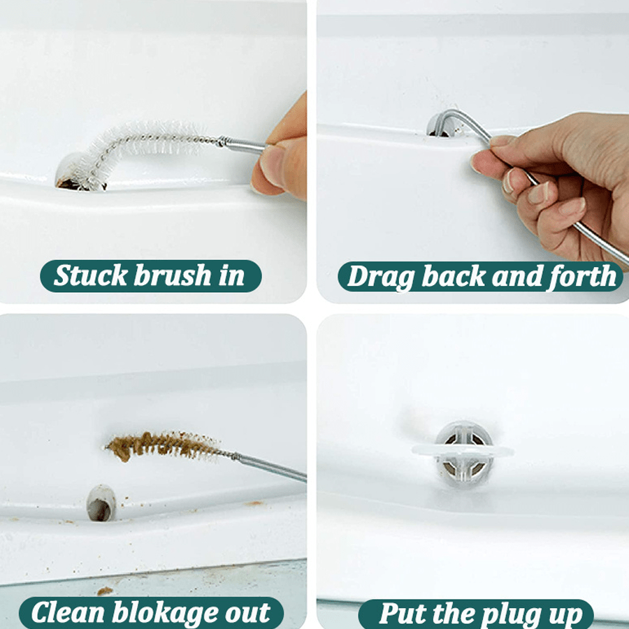 1 Set Fridge Drain Hole Dredger, Home Tool To Unblock Clogs In Drainage