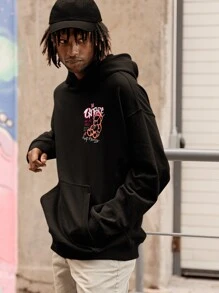 Men Sweatshirts - Black - View 4