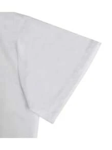 Letter And Bear Print T-Shirt - White - View 6