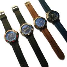 RELOJ QUARTZ PARA HOMBRE LUMINOSO CUARZO - Marrón - Ver 3