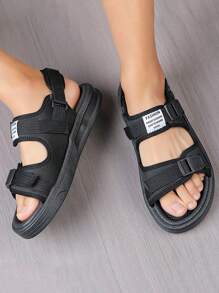 Heren Groot formaat Slijtvast Antislip Buitenshuis Sandalen , Dubbel gebruik Slippers , Geschikt Voor Koppels In Zomer