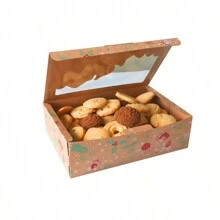 9 件姜饼主题圣诞礼品盒 - 彩色 - 查看 3