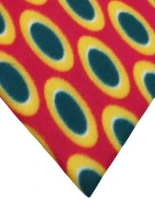 Juego De Sabanas matrimonial Tela Polar - ROSA CIRCULO AMARILLO VERDE - Ver 2