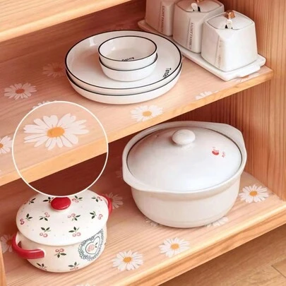 1 Cuộn Tấm Lót Kệ In Hình, Thảm Tủ Lạnh EVA Có Thể Giặt Được, Thảm Ngăn Kéo Chống Thấm Nước, Chống Dầu, Chống Bụi Có Thể Cắt Được, Tấm Lót Tủ Lạnh Chống Trượt, Kệ Kính, Tủ, Đồ Dùng Nhà Bếp, Lựa Chọn Mùa Xuân Hè, Quà Tặng Phù Dâu, Phòng, Trang Trí Phòng Ngủ, Bãi Biển, Du Lịch, Dành Cho Nam, Dành Cho Nữ, Kỳ Nghỉ, Đồ Dễ Thương, Quà Tặng Ngày của Mẹ, Trang Trí Phòng Ngủ, Vườn, Trang Trí Nhà Bếp, Mùa Hè, Bãi Biển, Đồ Dùng Cần Thiết Khi Du Lịch, Trang Trí Phòng, Đồ Mềm, Lễ Tốt Nghiệp