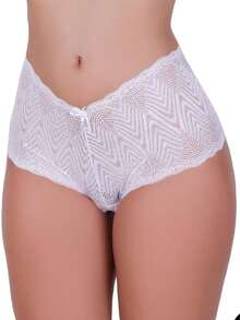 5件套蕾絲高腰收腹產後短褲 - 彩色 - 查看 6