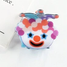 4pcs Clown Jaw Hair Clip Set, Hair Accessory For All Hair Types - Multicolor - View 9
