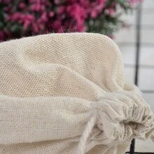 50入組5.90*7.87英寸的禮品和珠寶掛袋,聖誕樹裝飾袋,束口袋,包裝和儲物袋,種子,茶,米等的布質袋