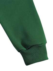 MURAMASA Capucha térmica con estampado de corazón con cordón - Verde - Ver 5