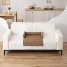 1 件防滑吸水寵物窩、沙發地墊、狗窩和貓窩、四季皆可使用的寵物窩 - 卡其色 - 查看 4