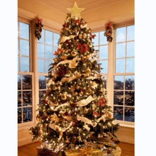 MEET Y STORE Fio Luz Fada Led Cordão Natal Árvore de Natal Decoração Cobre Fita - Amarelo - Visão 3