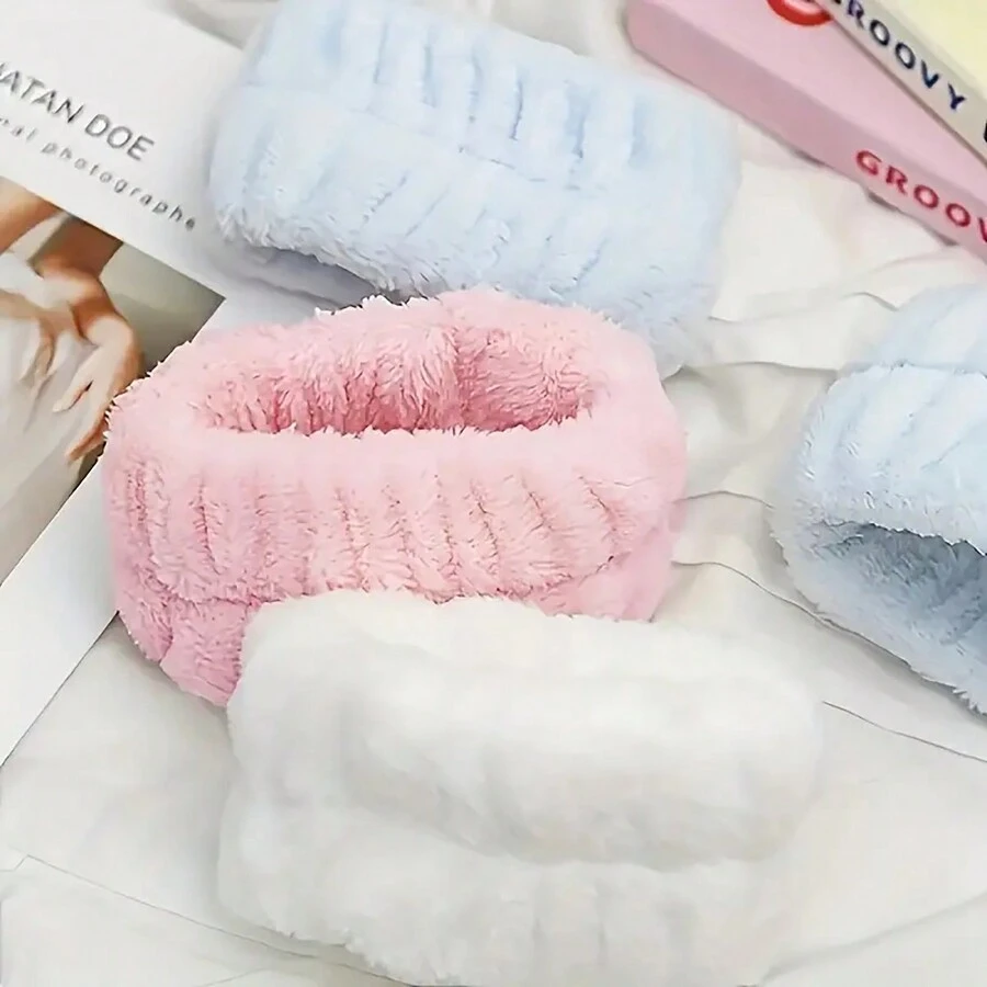 2件裝洗臉手腕帶魔術裝置吸水袖口運動擦汗手環吸汗套洗臉防潮套保護手腕(黑色)