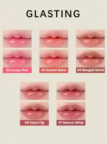 Rom&nd Romand GLASTING MELTING BALM Glasting 07 MAUVE WHIP, luftiger Haut-Schmelzfilm, verblassender Irisglanz, atmungsaktiver Lippenhaftung, Pfirsichtee-Gelee Transparenz, kühle Rose Sternstaub, gefrostetes Minze Sauerstoff, Taschen-Größe SOS Balsam, No-Make-up Bare-Light Geheimnis, K-Beauty, koreanisches Make-up, 3,5 g / 0,12 oz