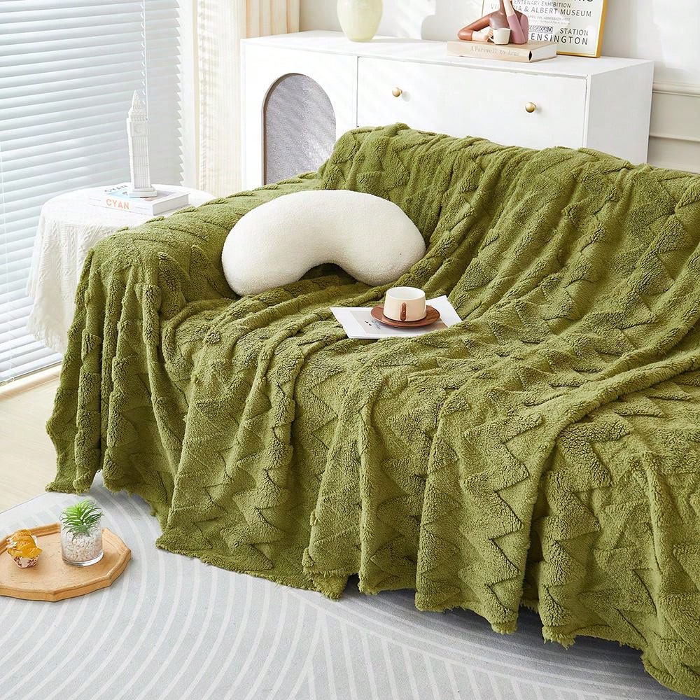 Water Ripples Apple Green Sofa Cover SHEIN USA