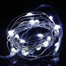 Meet Y Store Fairy Led Lichterketten Weihnachtsbaumdekoration Kupferband - Weiss - Übersicht 2