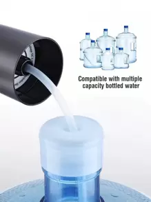 Automatic Water Dispenser Electric Water Pump Button Controls Usb Charging Kitchen Office Outdoor Water Dispenser Wine Extractor - 白色 - 查看 4