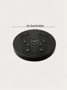 Massage Twisted Waist Plate Gym Accessories - Black - View 6