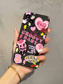Cartoon Graphic Phone Case Compatible With iPhone 15/15Pro/15Plus/15Promax - Multicolor - View 2