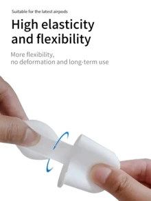 Koolife Apple 4th Generation Airpods Pro (i4) Earphone Protective Cover With Hook, White - White - View 6