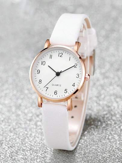 Ladies' able Minimalist Quartz Wrist Horloge Small Dial Leather Strap Bracelet Holiday As Students Returning To School view 8