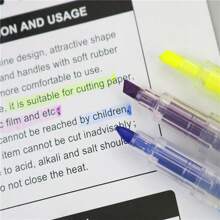 7 Packs Of Erasable Highlighter Markers - Black - View 6