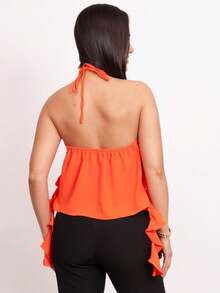 Women Tops - Orange - View 2
