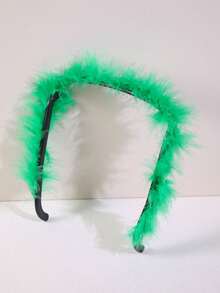 1入組聖誕節毛絨眼鏡髮箍,適合秋冬日常穿搭和聖誕節佩戴