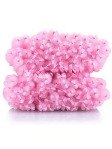 100pcs Disposable Eyelash Brush Mascara Makeup Brush Set, For Eyelash Extension And Eyebrow Make Up With Container - Multicolor - View 10