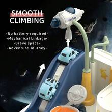 Juego De Pista De Carreras De Exploración Espacial Para Niños - Blanco - Ver 3