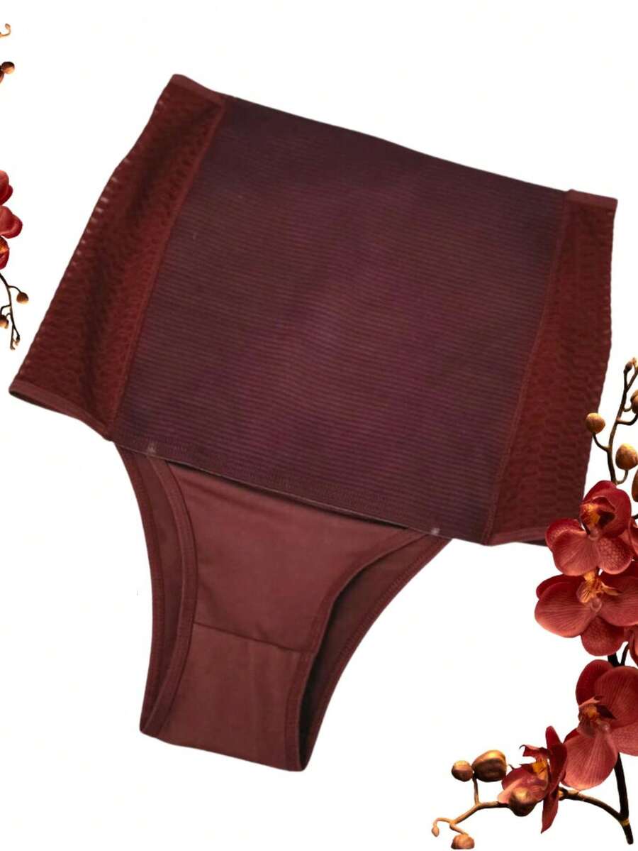 Women Thongs - 酒紅色 - 查看 1