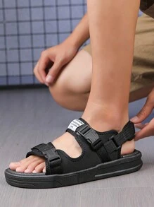Heren Groot formaat Slijtvast Antislip Buitenshuis Sandalen , Dubbel gebruik Slippers , Geschikt Voor Koppels In Zomer