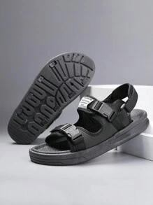 Heren Groot formaat Slijtvast Antislip Buitenshuis Sandalen , Dubbel gebruik Slippers , Geschikt Voor Koppels In Zomer