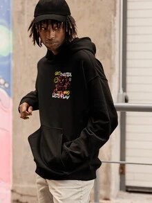 Men Sweatshirts - màu đen - Xem 4